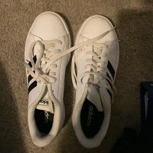 Adidas women size 8 white shoes